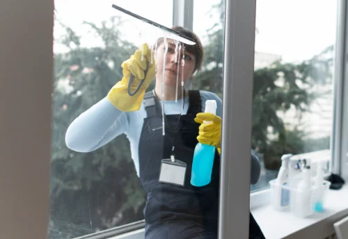 Nettoyage de vitres intérieures et extérieures à Pleumeur-Gautier